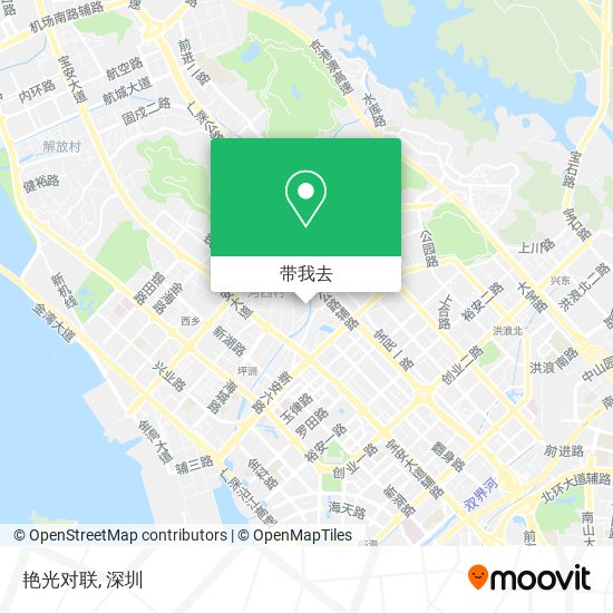 艳光对联地图