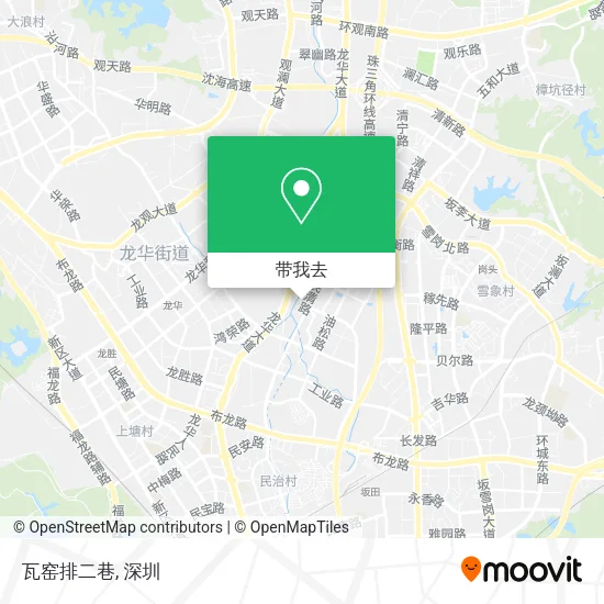 瓦窑排二巷地图