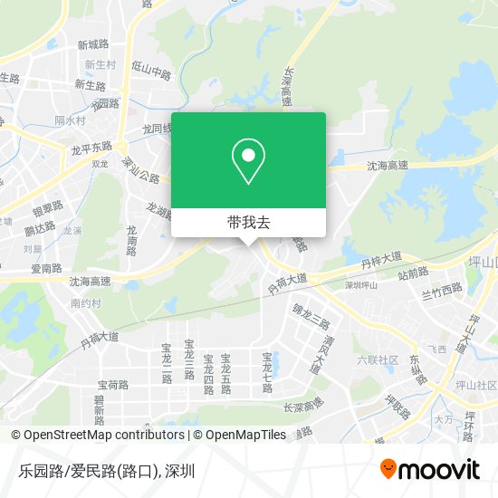 乐园路/爱民路(路口)地图