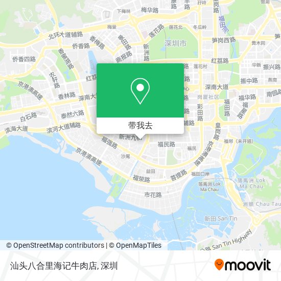 汕头八合里海记牛肉店地图