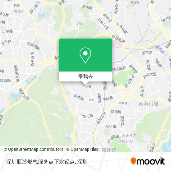 深圳瓶装燃气服务点下水径点地图