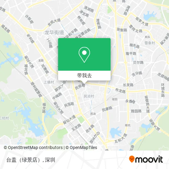 台盖（绿景店）地图