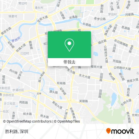 胜利路地图