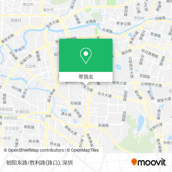 朝阳东路/胜利路(路口)地图