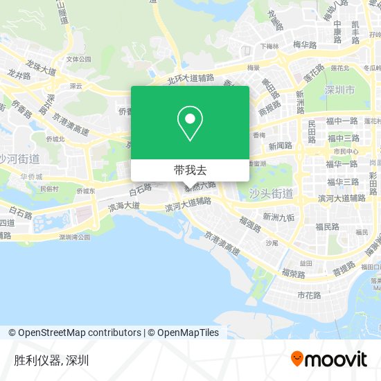 胜利仪器地图