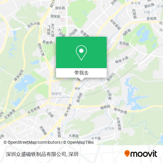 深圳众盛磁铁制品有限公司地图