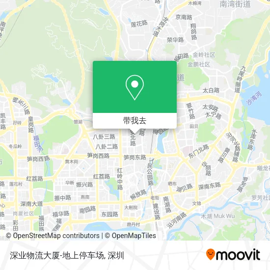 深业物流大厦-地上停车场地图