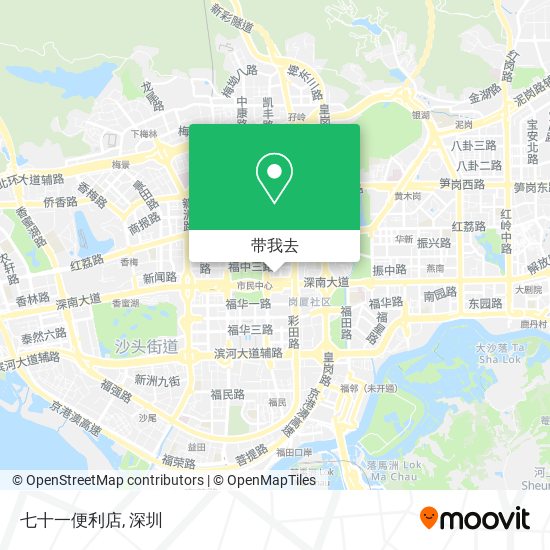 七十一便利店地图