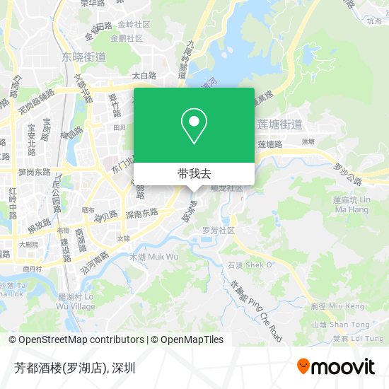 芳都酒楼(罗湖店)地图