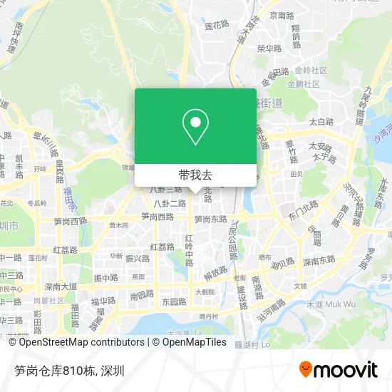 笋岗仓库810栋地图