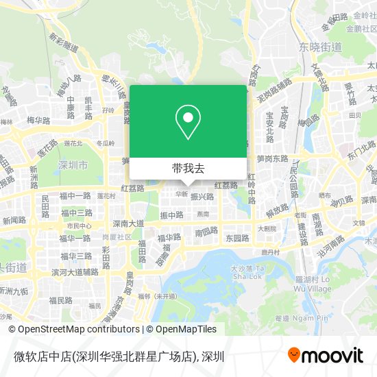 微软店中店(深圳华强北群星广场店)地图