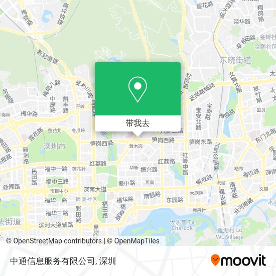 中通信息服务有限公司地图