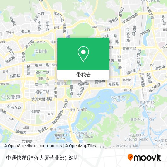 中通快递(福侨大厦营业部)地图