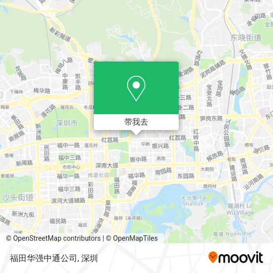 福田华强中通公司地图