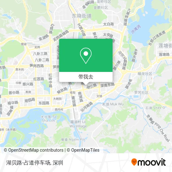 湖贝路-占道停车场地图