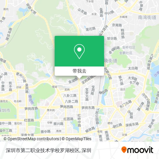 深圳市第二职业技术学校罗湖校区地图