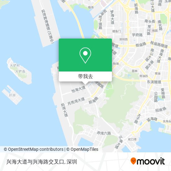 兴海大道与兴海路交叉口地图