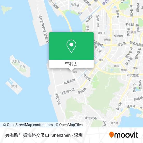 兴海路与振海路交叉口地图