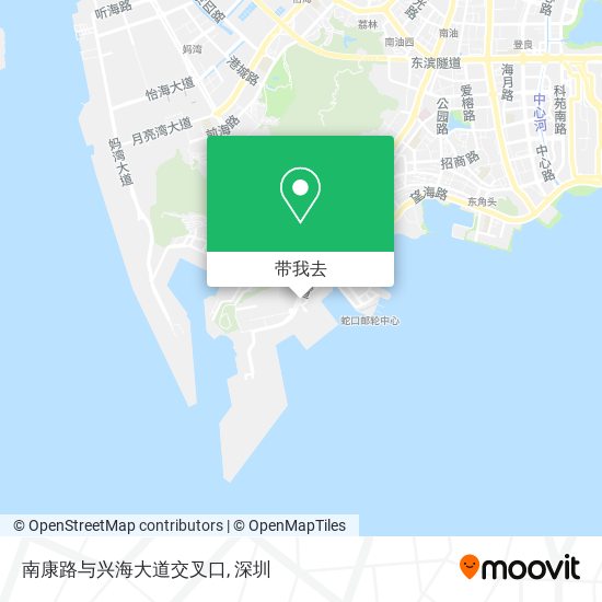 南康路与兴海大道交叉口地图