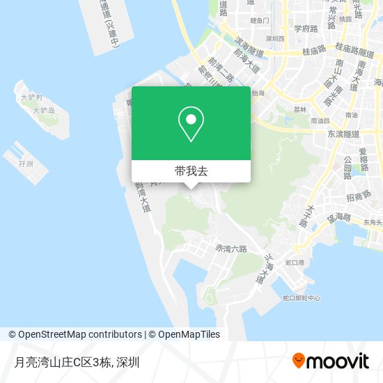 月亮湾山庄C区3栋地图