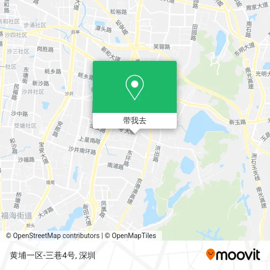 黄埔一区-三巷4号地图