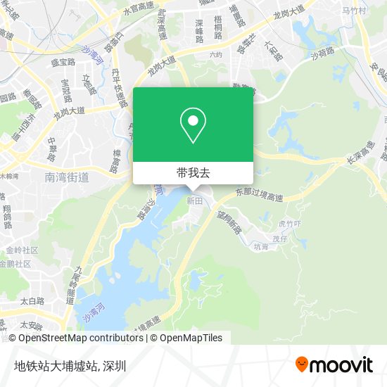 地铁站大埔墟站地图