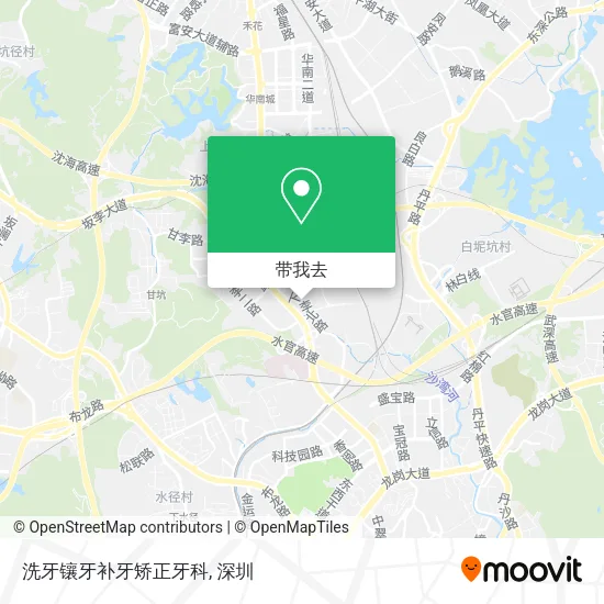 洗牙镶牙补牙矫正牙科地图