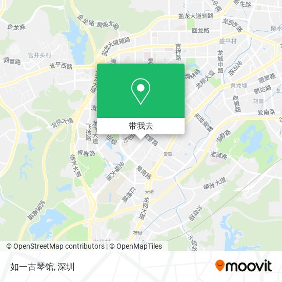 如一古琴馆地图