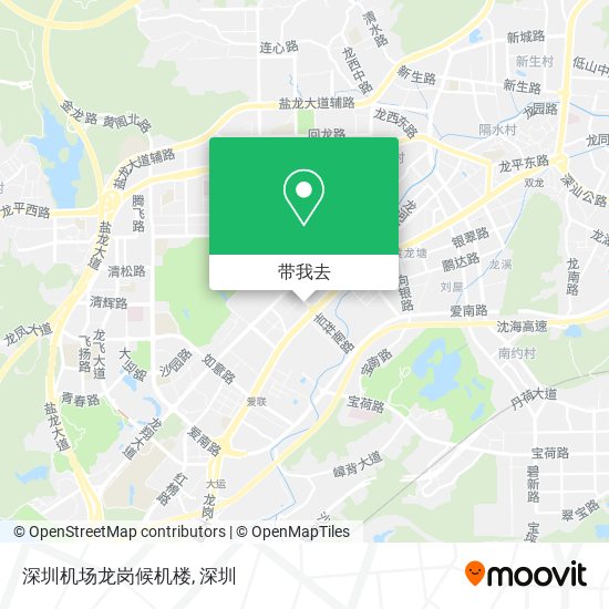 深圳机场龙岗候机楼地图