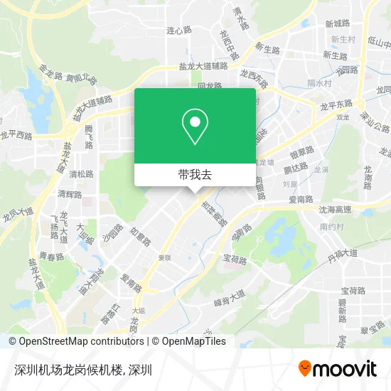 深圳机场龙岗候机楼地图