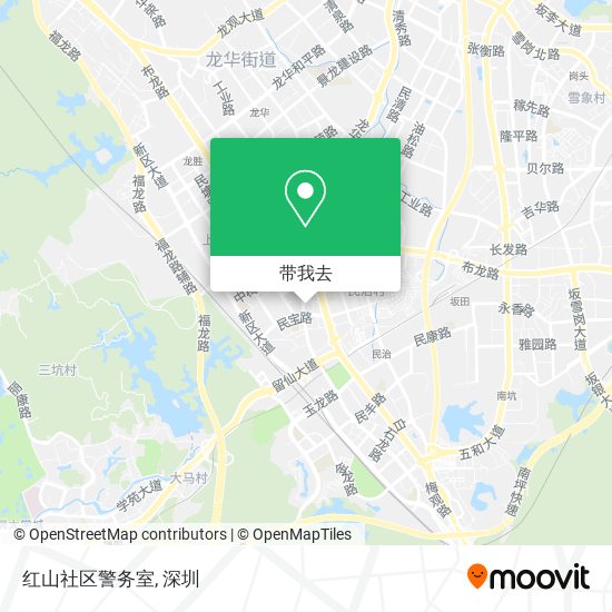 红山社区警务室地图