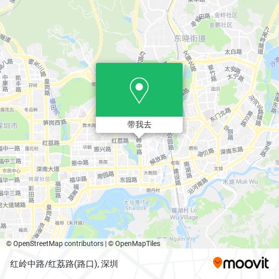 红岭中路/红荔路(路口)地图