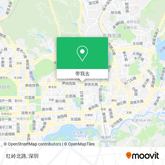 红岭北路地图