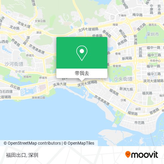 福田出口地图