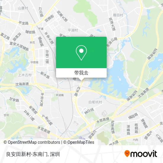 良安田新村-东南门地图