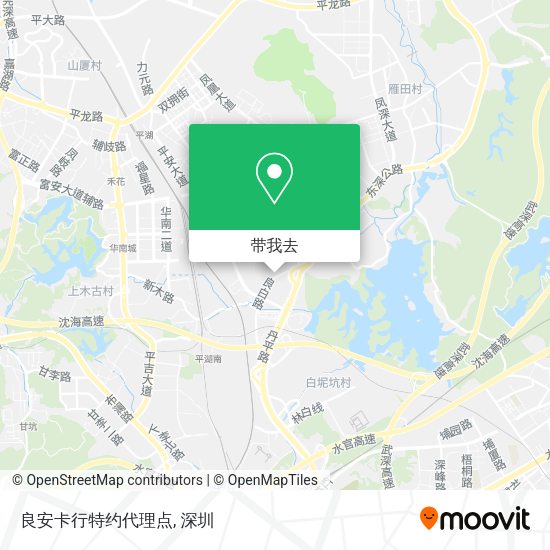 良安卡行特约代理点地图