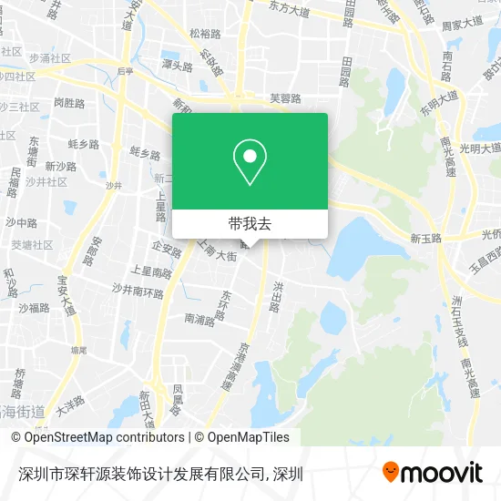 深圳市琛轩源装饰设计发展有限公司地图