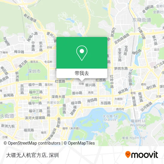 大疆无人机官方店地图