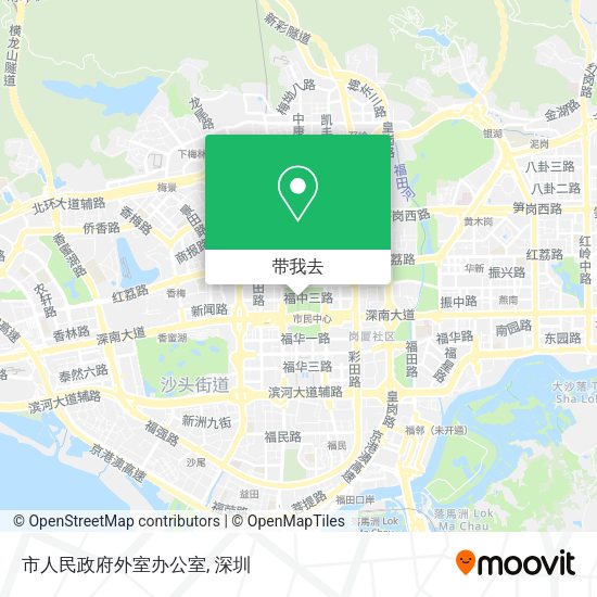 市人民政府外室办公室地图