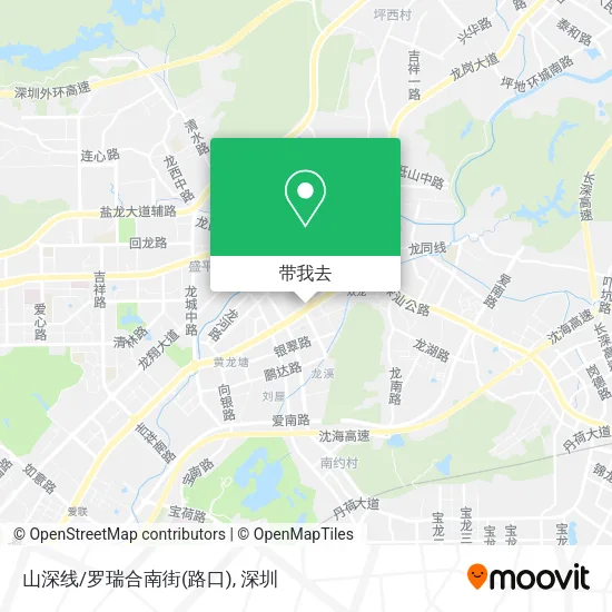 山深线/罗瑞合南街(路口)地图