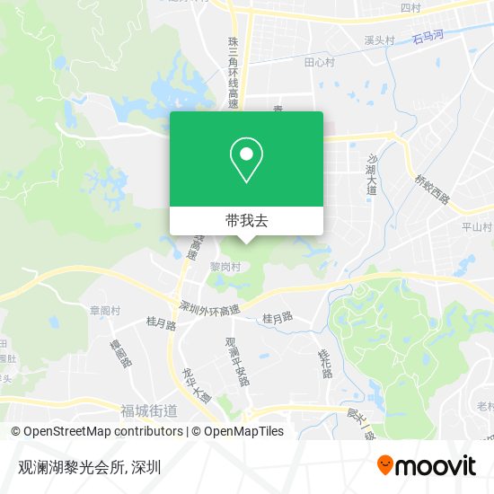 观澜湖黎光会所地图