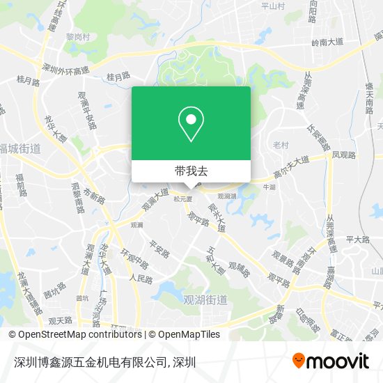 深圳博鑫源五金机电有限公司地图