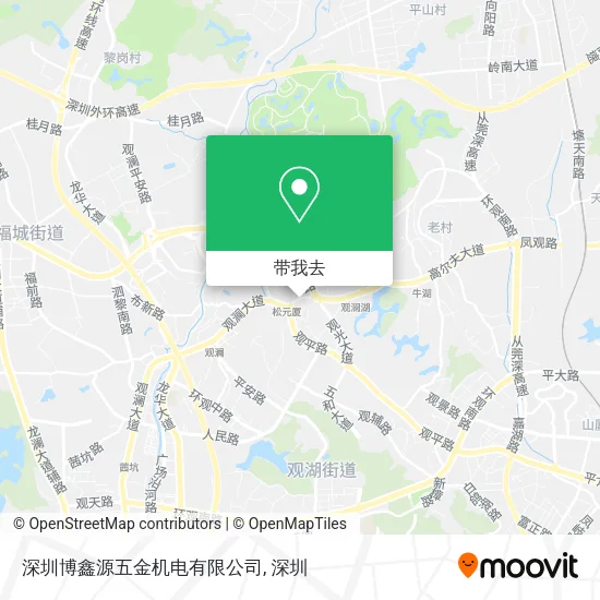 深圳博鑫源五金机电有限公司地图