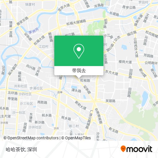 哈哈茶饮地图