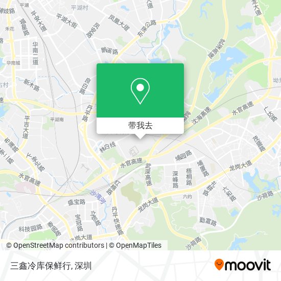 三鑫冷库保鲜行地图