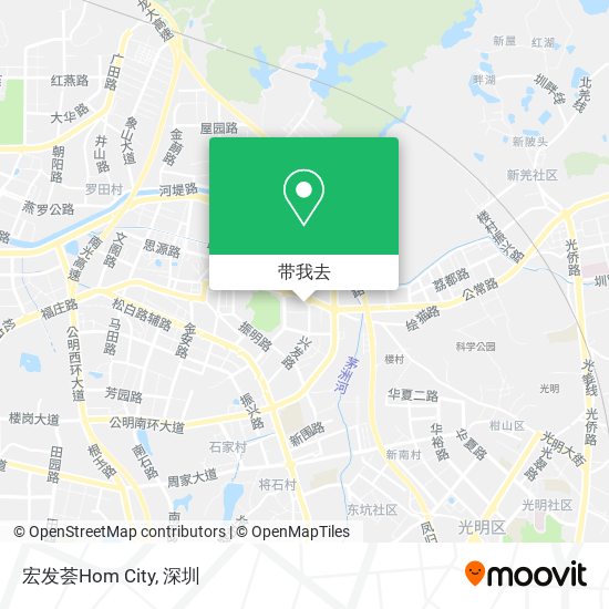 宏发荟Hom City地图