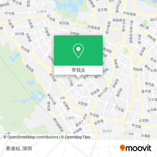 香港站地图