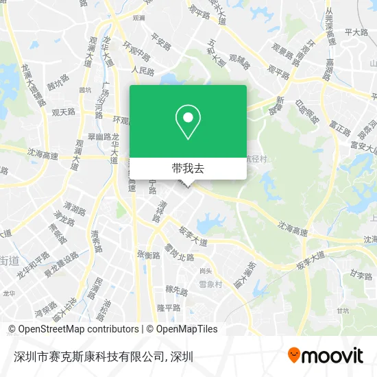 深圳市赛克斯康科技有限公司地图