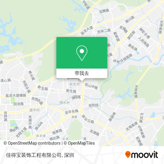 佳得宝装饰工程有限公司地图