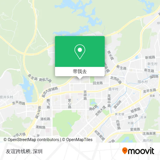 友谊跨线桥地图